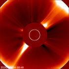 Latest LASCO C2 image of the Sun