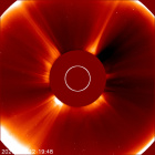 Latest LASCO C2 image of the Sun