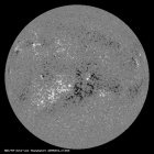 Latest SDO/HMI Magnetogram image of the Sun