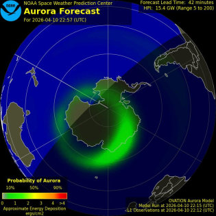 Current Southern hemispheric power input map