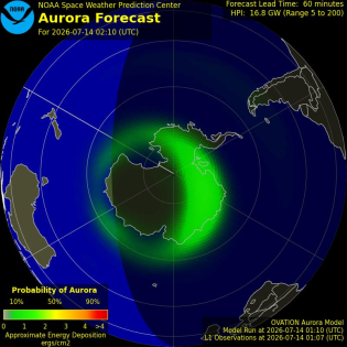 Current Southern hemispheric power input map