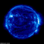 Click for time-lapse image of the sun