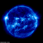 Click for time-lapse image of the sun